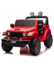 Jeep electric pentru copii KikkaBoo – Licensed Jeep Wrangler Rubicon 392, roșu