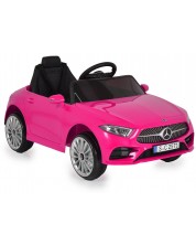 Mașinuță electrică Moni - Mercedes Benz CLS 350, roz -1
