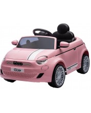 Mașinuță electrică Chipolino - Fiat 500, roz -1