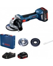 Șlefuitor unghiular fără fir Bosch - Professional GWS 180, 125 mm, 2x4.0Ah -1