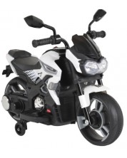 Motocicleta electrică pentru copii Moni - Colombo, alb	 -1
