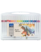 Markere acrilice Spree Artist - Soft Brush, 48 de culori