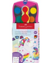 Aquarelle Faber-Castell Connector - Unicorn, 12 culori -1