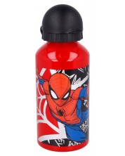 Sticlă din aluminiu Stor - Spiderman, 400 ml