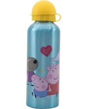 Sticlă din aluminiu Stor - Peppa Pig, 530 ml -1