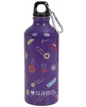 Sticlă de apă din aluminiu Gabol Diary - 600 ml -1