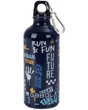 Sticlă de apă din aluminiu Gabol Skull - 600 ml -1