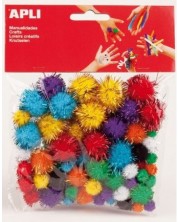 Creioane colorate APLI - Stralucitoare -1