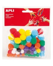 Pompoane colorate APLI -1