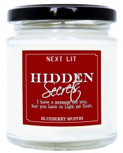 Lumanare parfumata Next Lit Hidden Secrets - vom avea un baietel, in limba engleza