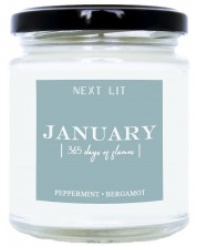 Lumânări parfumate Next Lit 365 Days of Flames - January
