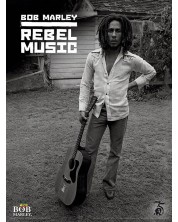 Tablou Art Print Pyramid Music: Bob Marley - Rebel Music -1