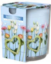 Lumânare parfumată Bispol Aura - Blue Garden, 100 g -1