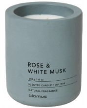 Lumânare parfumată Blomus Fraga - L, Rose & White Musk, FlintStone -1