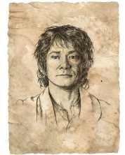 Tablou Art Print Weta Movies: Lord of the Rings - Portrait of Bilbo Baggins -1