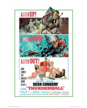 Tablou Art Print Pyramid Movies: James Bond - Thunderball Look Out
