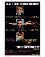 Tablou Art Print Pyramid Movies: James Bond - Goldfinger Excitement -1