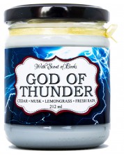 Lumanare aromata Avengers - God Of Thunder, 212 ml