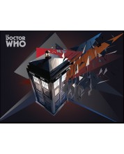 Tablou Art Print Pyramid Television: Doctor Who - Tardis Geometric -1