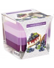Lumânare parfumată Bispol Aura - Blueberry Cheesecake, 170 g -1
