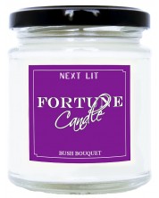 Lumanare parfumata cu mesaj Next Lit Fortune Candle - Bush Bouquet, in engleza