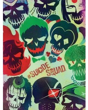 Tablou Art Print Pyramid DC Comics: Suicide Squad - Skulls