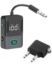 Adaptor audio Xmart - BT-25, tran și receptor Bluetooth, negru - imagine 1