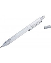 Creion automat Troika Construction - Argintiu -1