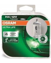 Becuri auto Osram - H4, 64193ULT, Ultra Life -1