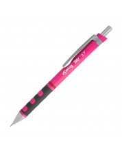 Creion automat Rotring Tikky - 0.7 mm, roz pastel -1