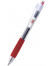 Stilou rolă automată Faber-Castell Fast Gel - 0.7 mm, roșu -1