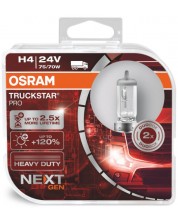 Becuri auto Osram - H4, 64196TSP, Truckstar Pro -1