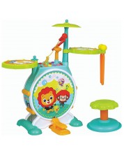 Hola Toys Drums - Pe suport cu taburet -1