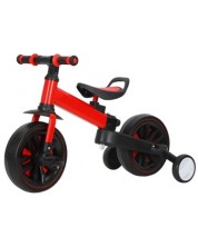 Bicicletă de echilibru 3in1 Ocie - Fiwe, 12”, roşie -1