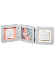 Baby Art Hand and Foot Print - Modern Trendy White Frame BA -00015 alb -1
