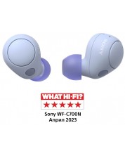 Căști wireless Sony - WF-C700N, TWS, ANC, mov -1