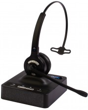 Casti wireless cu microfon  IPN - W980 Mono Dect, negre