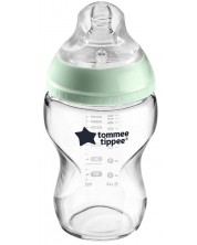 Biberon din sticla Tommee Tippee Easi Vent - 250 ml, cu tetina flux lent