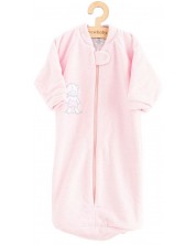 Sac de dormit pentru copii New Baby - Bear, 74 cm, roz
