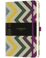Carnețel Castelli Oro - Frets, 13 x 21 cm, linii -1