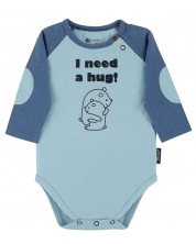 Body pentru bebelusi cu maneca lunga Sterntaler - Cu inscriptie "I need hug", 80 cm, 12-18 luni -1