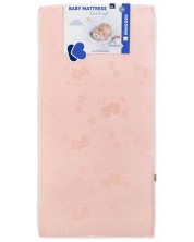 Saltea pentru bebelusi KikkaBoo - CocoCraft, 60 x 120 x 15 cm, Bear Pink