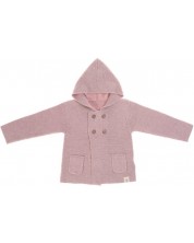 Jachetă pentru copii Lassig - 50-56 cm, 0-2 luni, roz -1