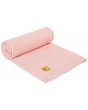 Pătură moale pentru bebeluși din lana merinos Shushulka - 80 х 100 cm, roz