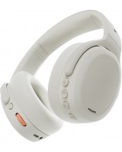 Căști wireless Skullcandy - Crusher 2, ANC, Bone/Orange -1