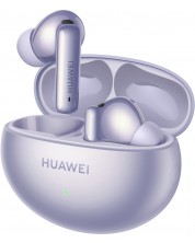 Căști wireless Huawei - FreeBuds 6i, TWS, ANC, mov -1