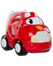 Jucărie pentru bebeluși Bright Starts - Go Grippers Vehicle, mașină de pompieri