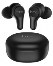 Căști fără fir HTC - True Wireless Earbuds Plus, ANC, negru