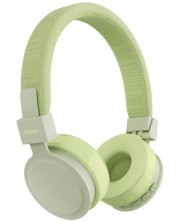 Căști wireless cu microfon Hama - Freedom Lit III, verzi - imagine 1