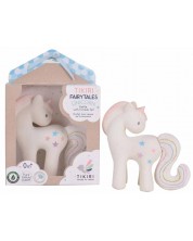 Jucărie pentru copii Tikiri - Unicorn alb cu stele colorate -1